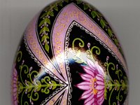 Raspberry Dream Pysanky Ukrainian Easter Egg by So Jeo : pysanky pysanka ukrainian easter egg batik art ukraine sojeo bluebells